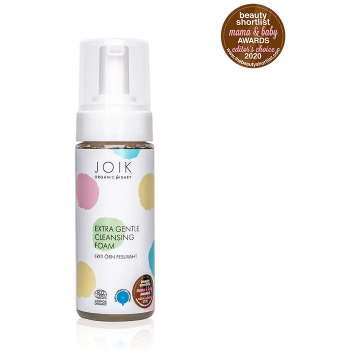 JOIK organic beebidele Eriti õrn kehapuhastusvaht COS ORG, 150 ml PET vahupudel