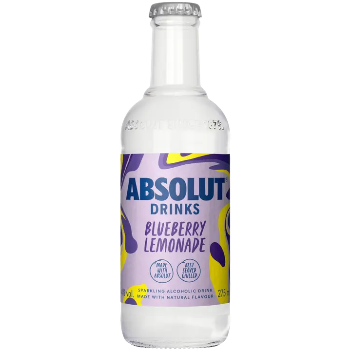 Absolut Drinks BlueberryLemonade muu alkohoolne jook 4%vol 275 ml