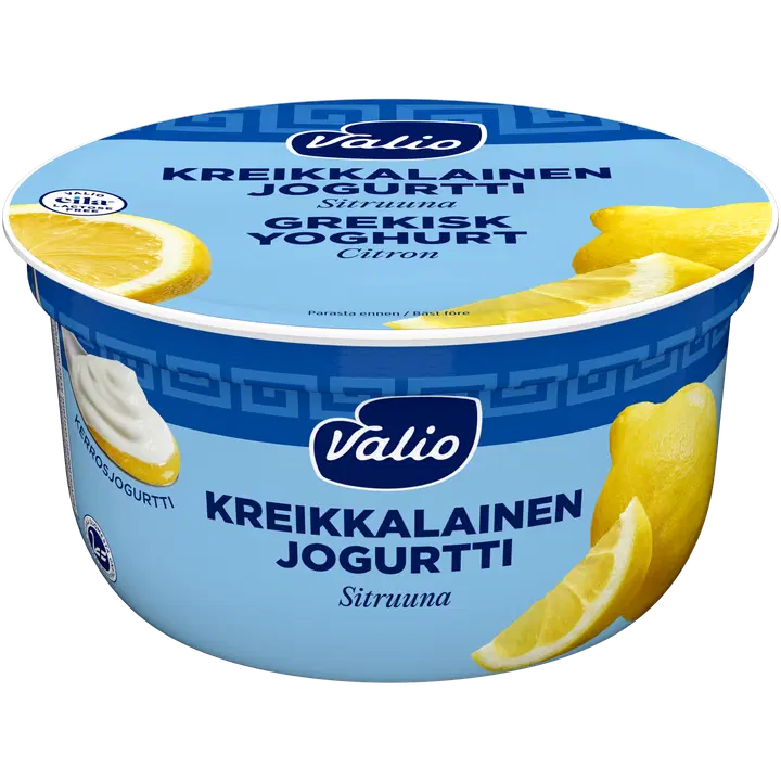 Valio grekisk yoghurt citron laktosfri 150 g