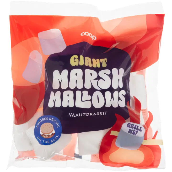 Coop vaahtokarkit Giant 300 g