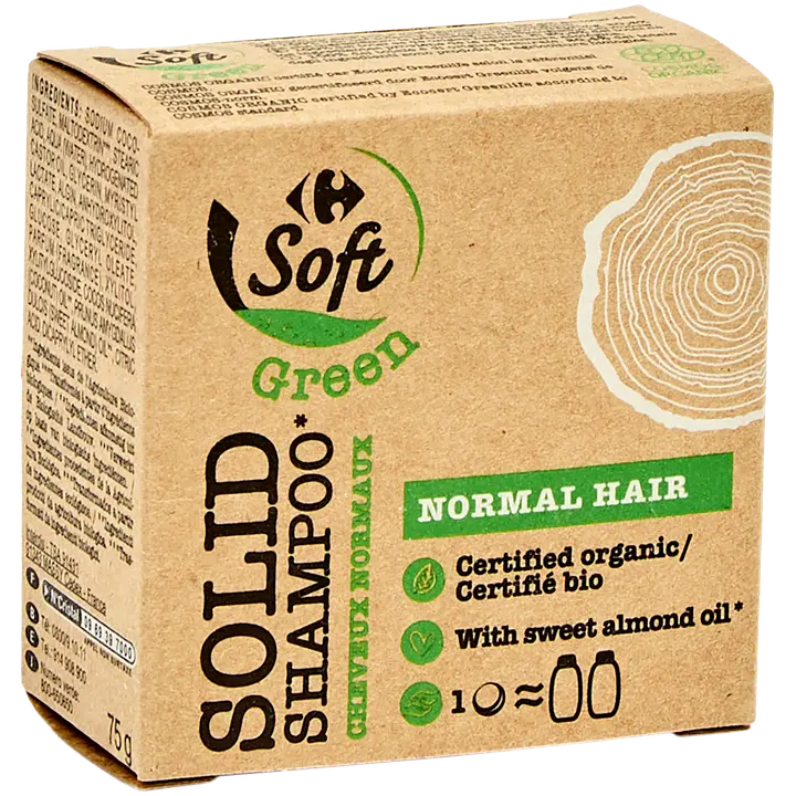 Carrefour Soft palashampoo normaaleille hiuksille 75 g