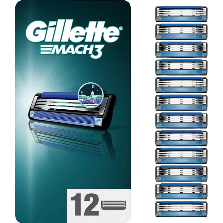 Gillette Mach3 terä 12kpl