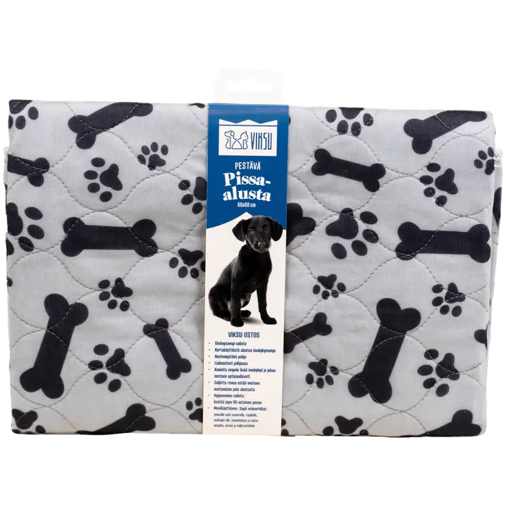 Viksu konepestävä pentualusta harmaa 60x60 cm