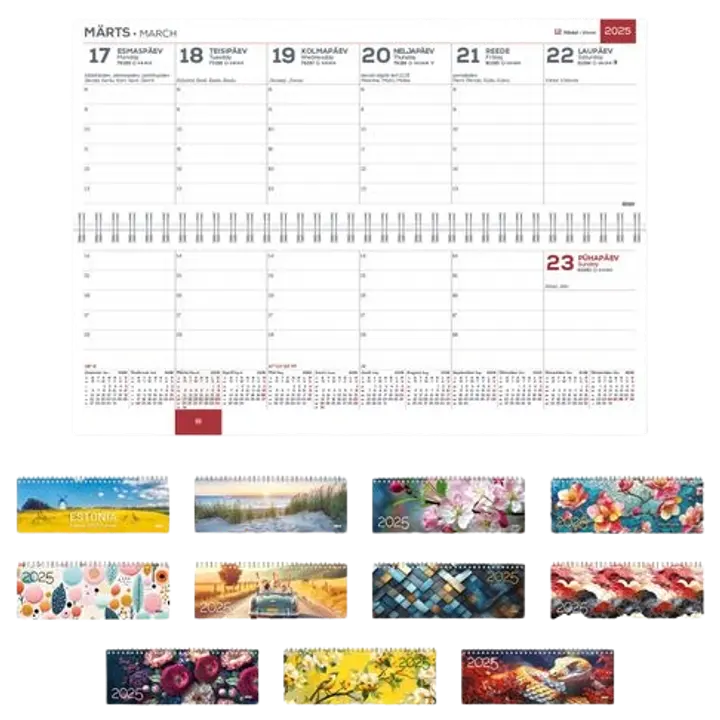 Lauakalender kartong