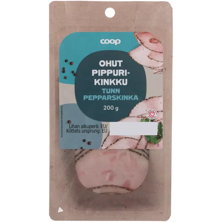 Coop ohut pippurikinkku 200 g