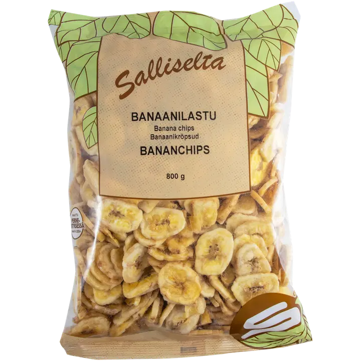 Salliselta  Banaanilastu 800g