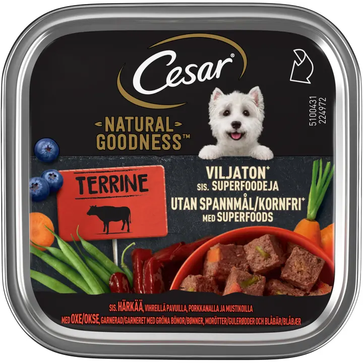 CESAR Natural Goodness Viljaton Härkämureke 100g