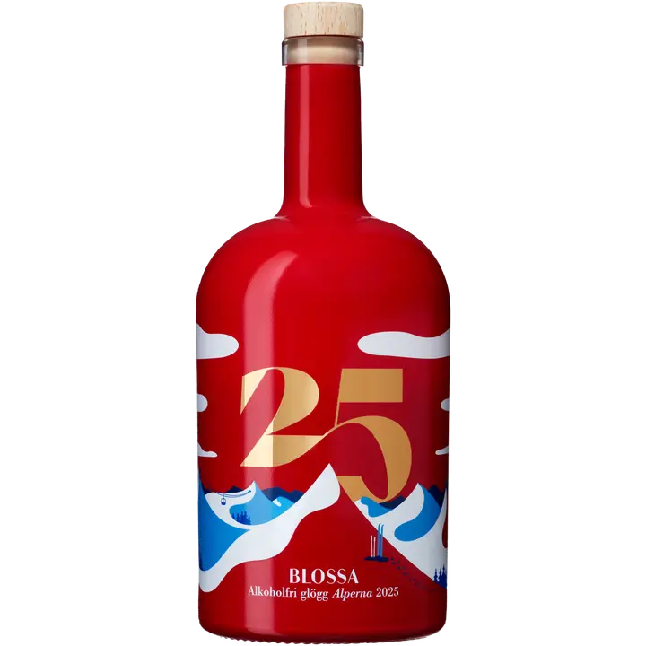BLOSSA 25 glögi alkoholivaba 0,5% 750 ml