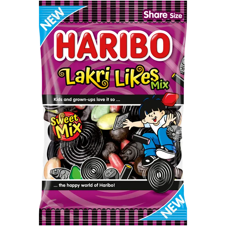 HARIBO Lakri Likes Mix 250 g karkkipussi