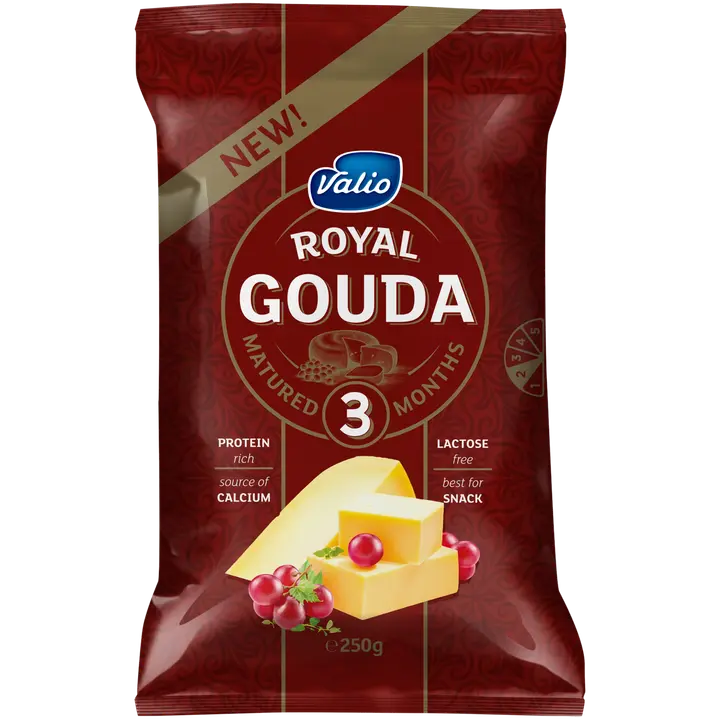 Valio Juust Royal Gouda Red, 250 g