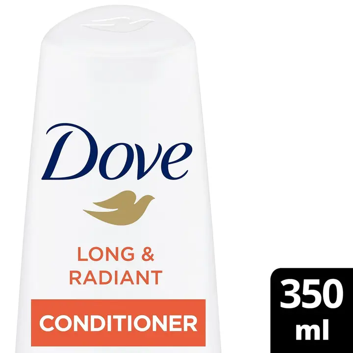 Dove Long & Radiant Hoitoaine hoitaa ja suojaa pitkiä hiuksia 350 ML
