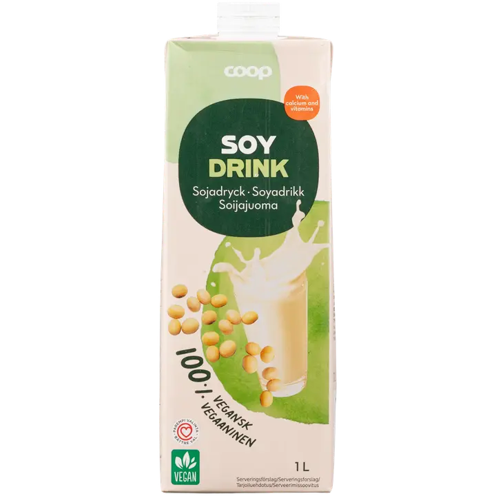 Coop soijajuoma 1 l