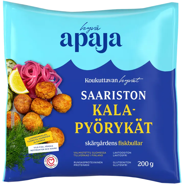 Hyvä Apaja Saariston kalapyörykät kypsä 200g
