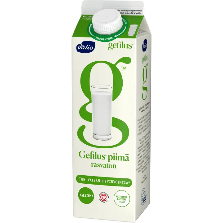 Valio Gefilus® piimä 1 l rasvaton