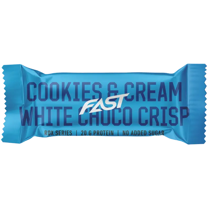 FAST ROX 55 g Cookies & Cream Valkosuklaa