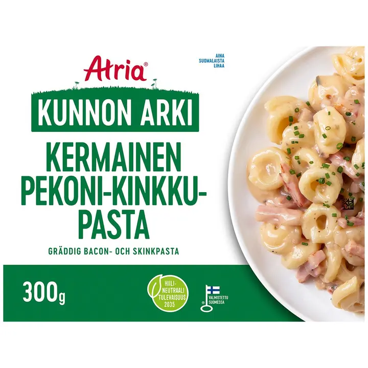 Atria Kunnon Arki Kermainen Pekoni-Kinkkupasta 300g