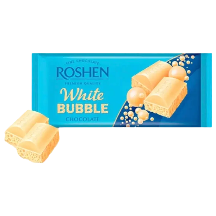 Roshen õhuline valge šokolaad 80g