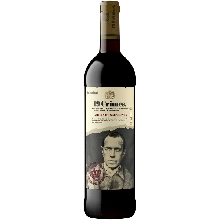 19 Crimes Cabernet Sauvignon GT vein 14%vol 750ml