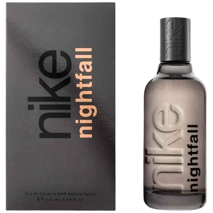 Nike nightfall Man EdT NS 100ml on enemmän kuin tuoksu – se on hetki, jossa valo ja varjo kohtaavat ja kaikki saa uuden intensiteetin.