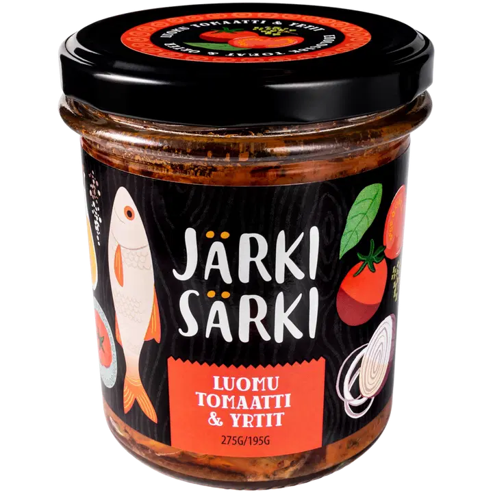 Järki Särki, luomutomaatti & yrtit, 275g