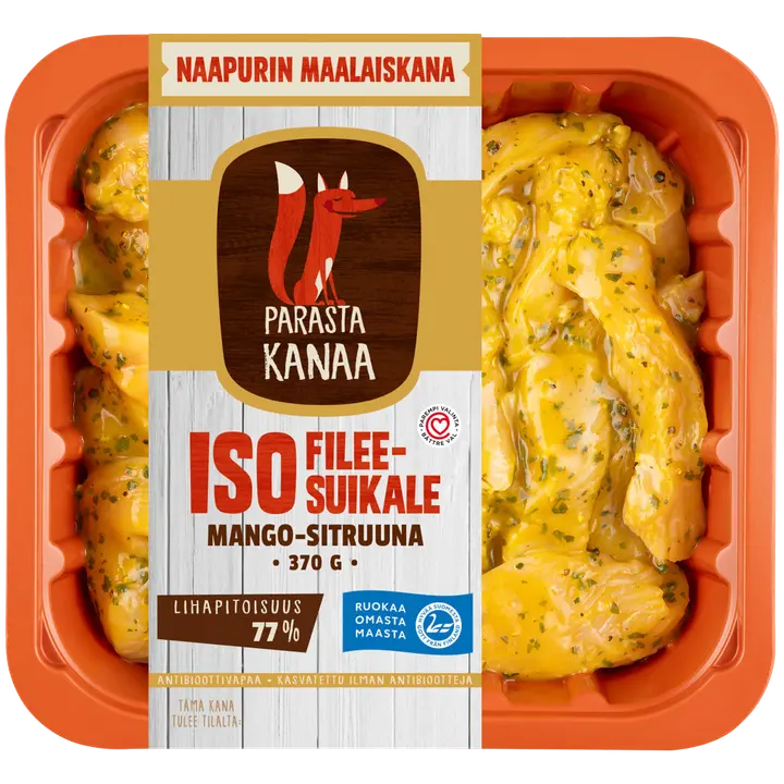 Naapurin Maalaiskanan iso fileesuikale mango-sitruuna 370 g