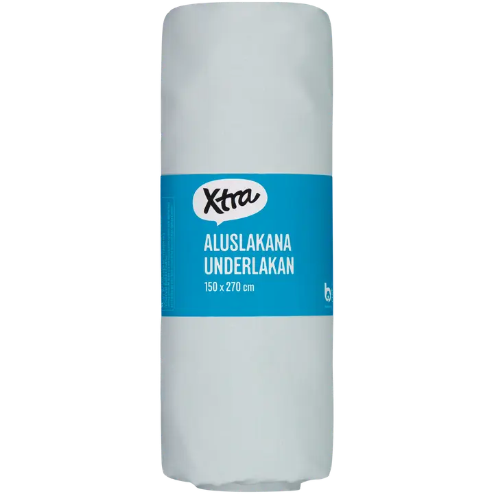 Xtra aluslakana Uni 150x270 cm, vaaleanharmaa