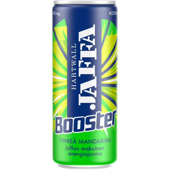 Jaffa Booster Vihreä mandariini energy drink 0,33 l