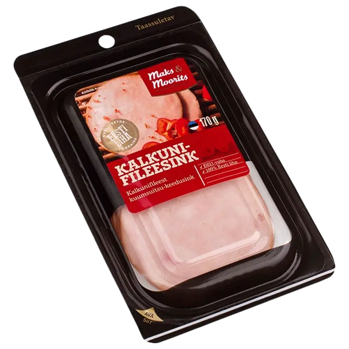 Maks ja Moorits Kalkunifileesink 170 G Viilutatud
