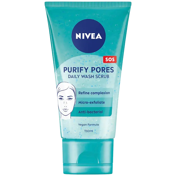 Nivea Pore Purif kooriv puhastusgeel mangoolia ekstraktiga 150ml