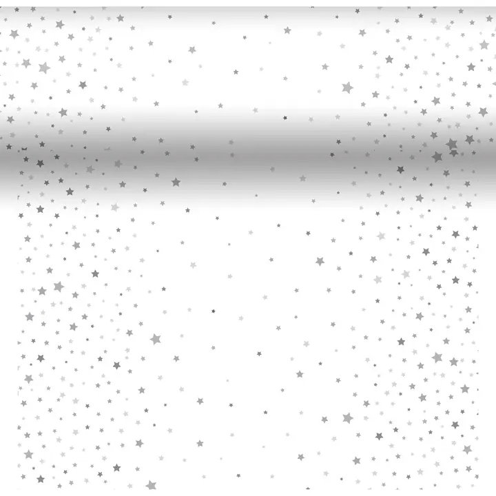 DUNI Dunicel® 0,4 x 4,8m Silver Stardust perforoitu poikkiliina