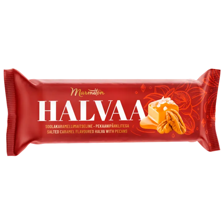 Marmiton soolakaramellimaitseline halvaa pekaanipähklitega 150g
