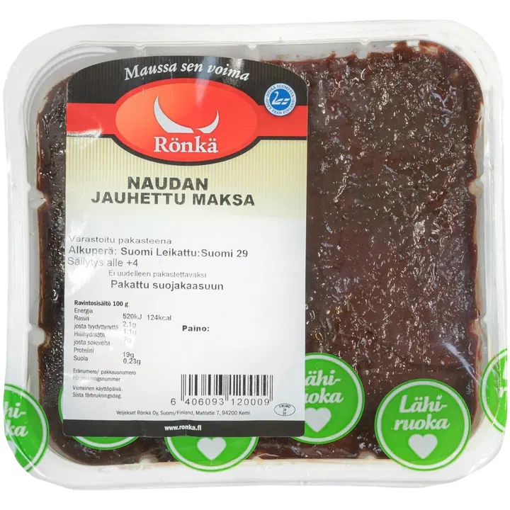 Rönkä Naudan maksa jauhettu 400 g