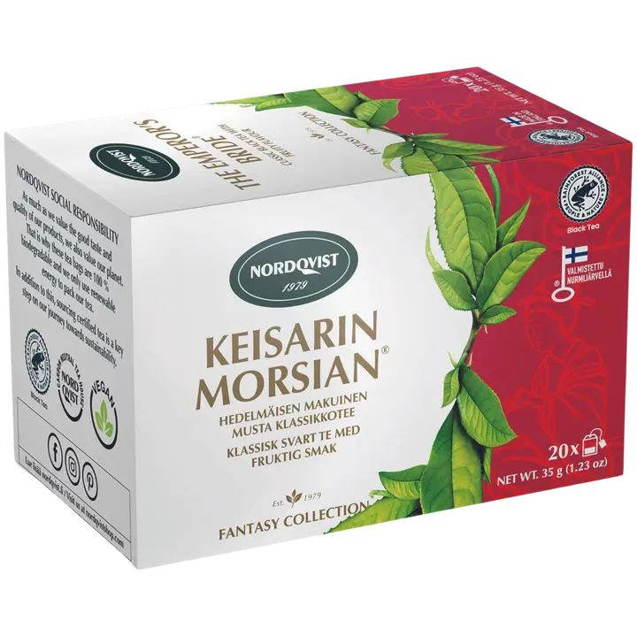 Nordqvist Keisarin Morsian musta tee 20 x 1,75 g RFA