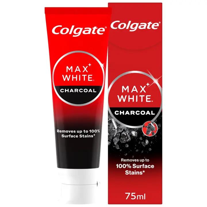 Hambapasta Colgate Max White Charcoal 75ml