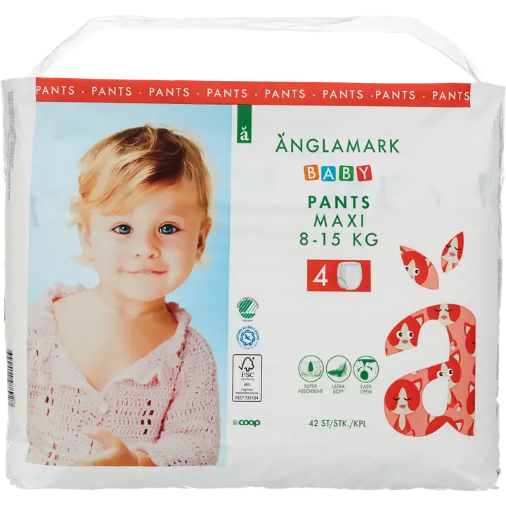 Änglamark Baby housuvaippa 4 maxi 8-15 kg 42 kpl