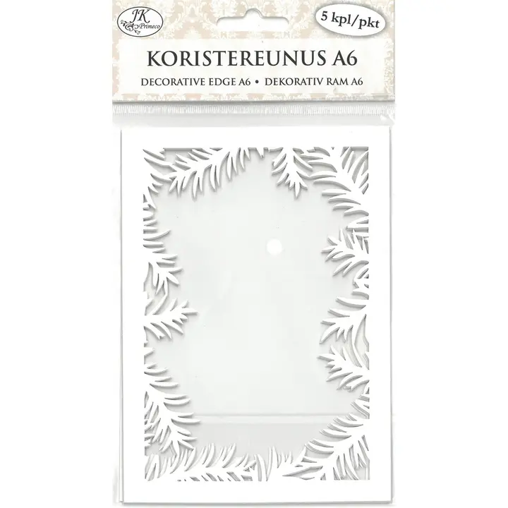 J.K. Primeco Koristereunus A6 Havut valkoinen 5kpl