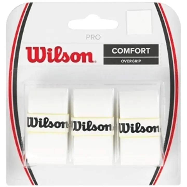 Pealisgrip tennisereketile 3 tk, valge