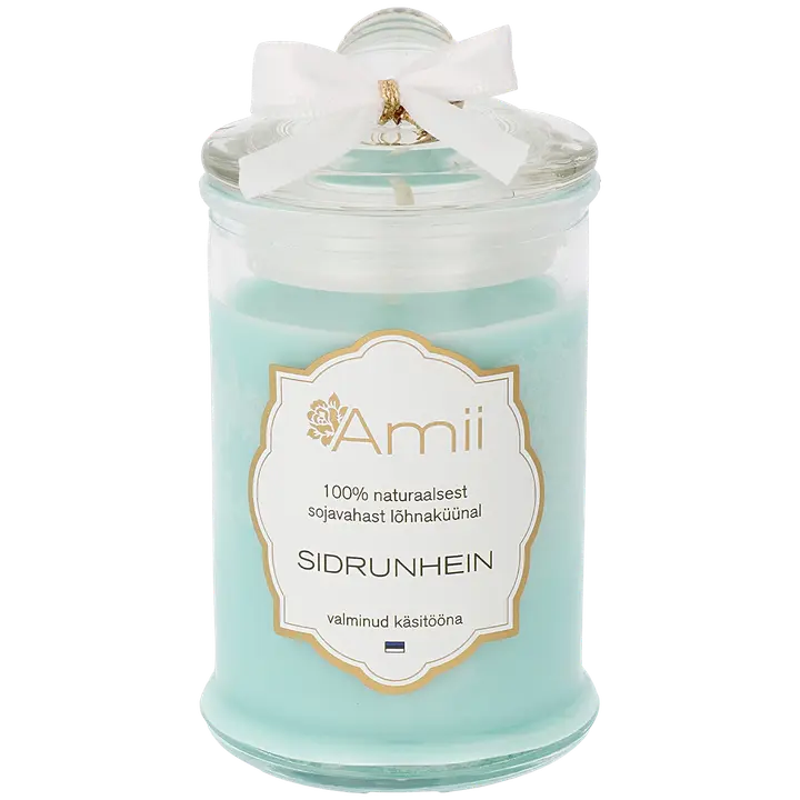 Amii lõhnaküünal sidrunhein 110g