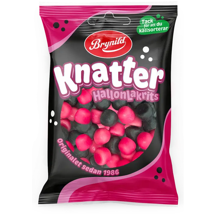 Brynild Knatter Vadelma & Lakritsi makeisraesekoitus 80g