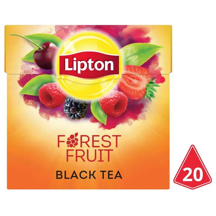 Lipton 20ps Forest Fruit pyramidi musta tee