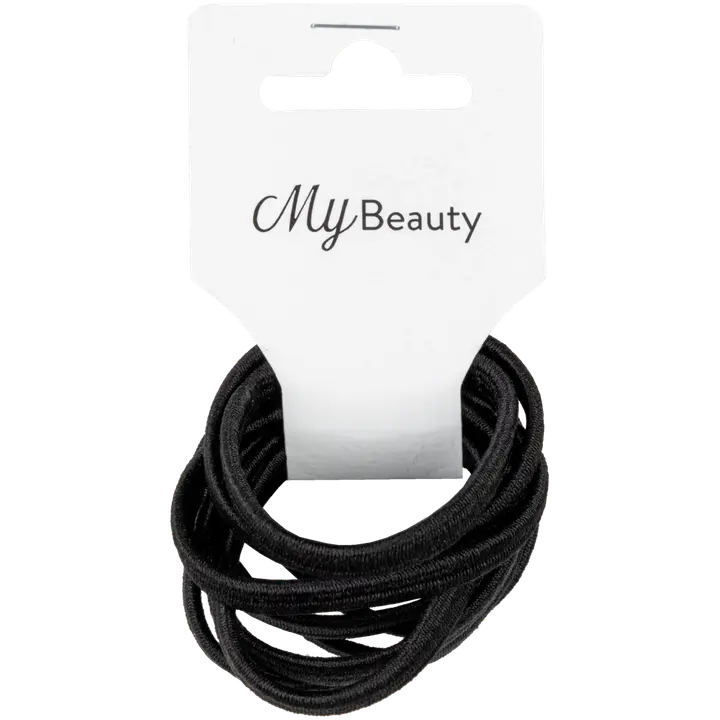MY BEAUTY hiuslenkki musta litteä 10kpl