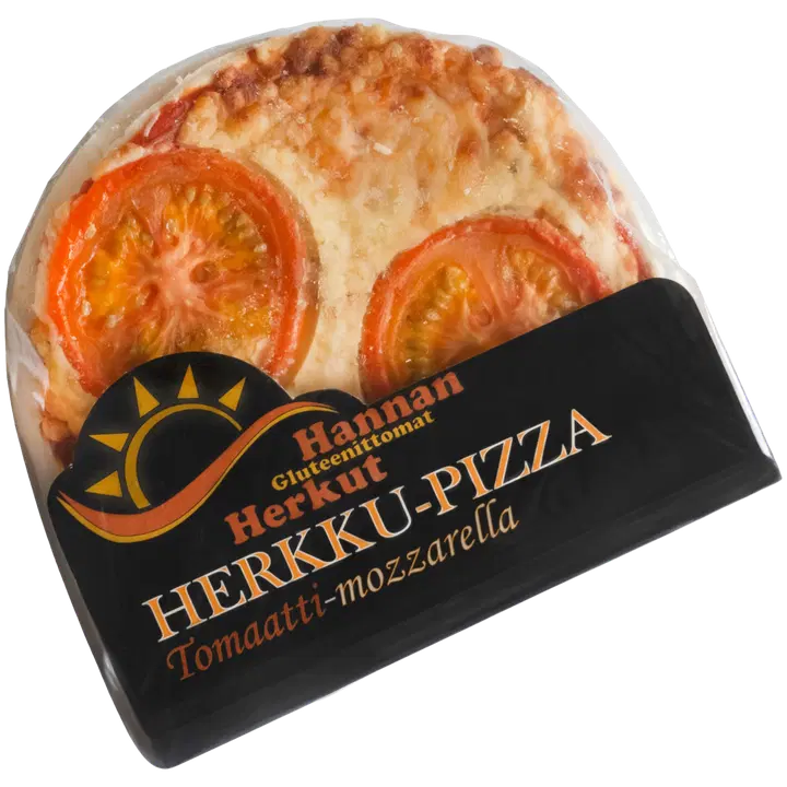 Hannan herkut gluteeniton tomaatti-mozzarellapizza, 150g