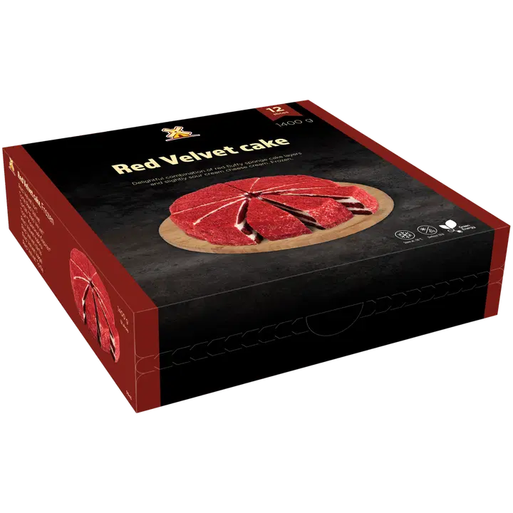 Eesti Pagar Red Velvet-kakku 1400g (12 kpl), pakaste