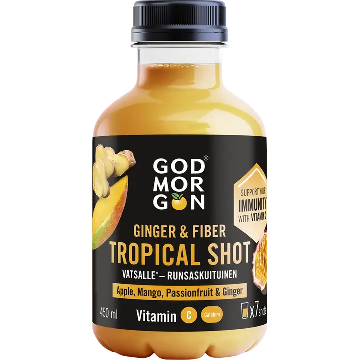 God Morgon Ginger Fiber Tropical Shot 450 ml