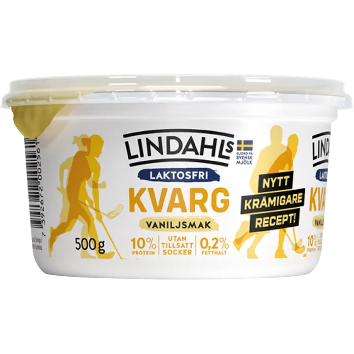Lindahls laktoositon rahka makuna vanilja 500g