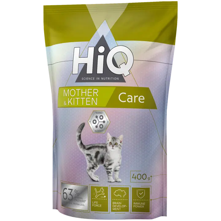 HiQ Kitten & Mother Care kissanpentujen ja emojen täysravinto 400 g