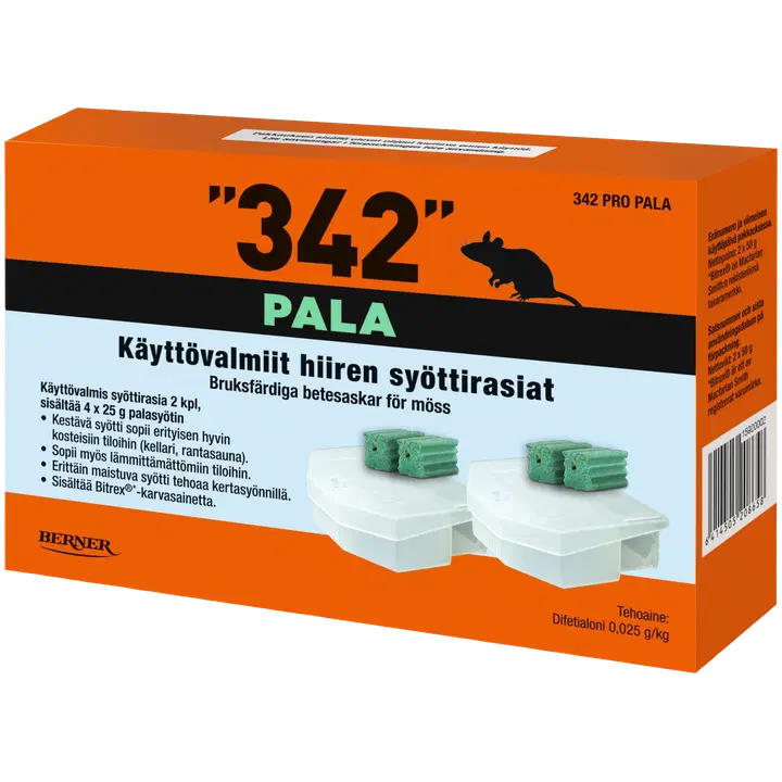 342 SYÖTTIRASIA 2KPL, 50G PALASYÖTTI