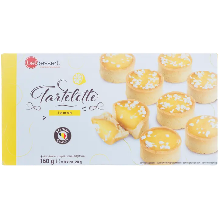 BelDessert Külmutatud Mini Tartlett Sidruniga 8x20 g