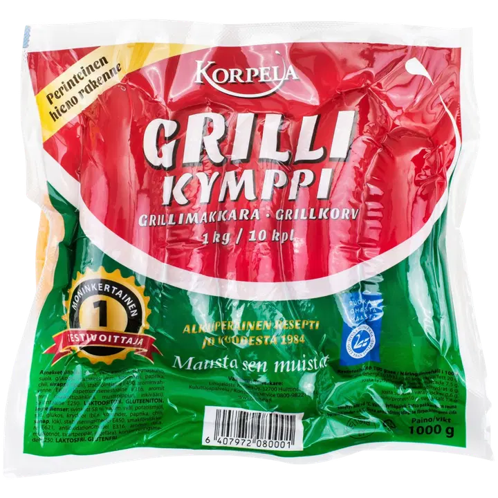 Korpela grillikymppi 1kg