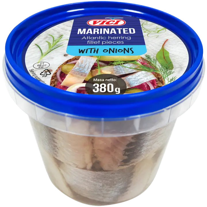 Vici Heeringafil.Tükid Sibulaga Marin. 380G